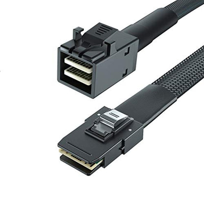 SFF Internal: 2-Pack Mini SAS HD Cable 0.8m SFF-8643 to – Side View