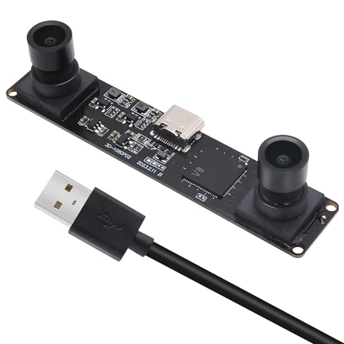 Camera Webcam: MMlove USB Stereo Camera Synchronous Dual – Front View