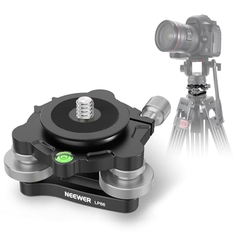 NEEWER Tripod Head Leveling Base Camera Leveler with Bowl – Front View