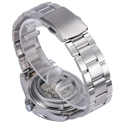 Mastop Men's Automatic Mechanical Watch – Close-up Detail