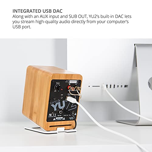 Kanto YU2: Powered Desktop Computer Speakers 3 Drivers 3/4 – In Use
