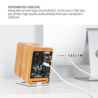 Kanto YU2: Powered Desktop Computer Speakers 3 Drivers 3/4 – In Use