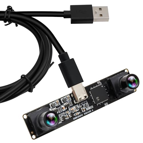 IFWATER 120fps: 3D Stereo USB Camera Global Shutter 1200P – Front View