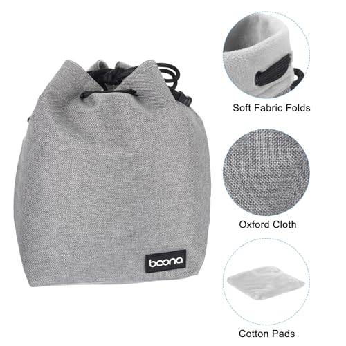 PATIKIL Soft Drawstring Lens Case – Close-up Detail