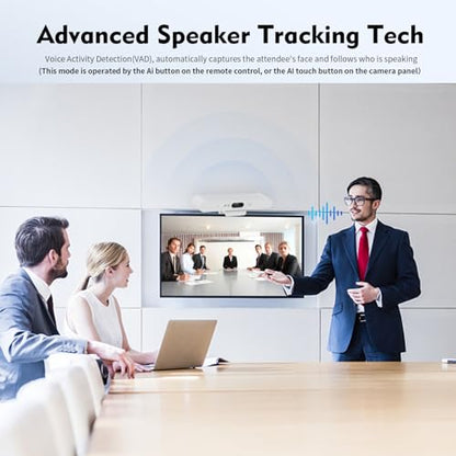 Video Speaker: TOALLIN 4K Webcam with Microphone and Speaker – Packaging