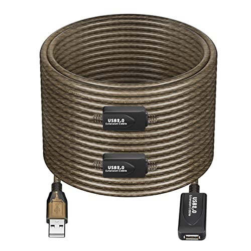 Extension Cable: GGMTY 100 FT USB 2.0 Type A Male to A – Front View
