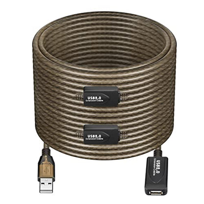 Extension Cable: GGMTY 100 FT USB 2.0 Type A Male to A – Front View