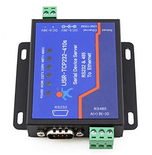 Ethernet Adapter: Usr-Tcp232-410S RS232/RS485 Serial to – Front View