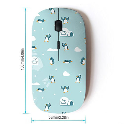 KOOLmouse Optical: 2.4G Wireless Computer Mouse Penguin – Side View