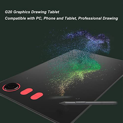 Graphics Tablet: Premium Digital Art Tablet 8192 Levels – Side View