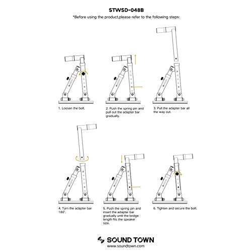 Sound Town: Sound Town 2-Pack Adjustable Wall Mount Speaker – In Use