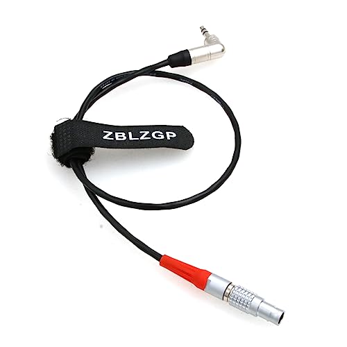 TimeCode Sync Jam Cable: ZBLZGP 0B 5 Pin to Right Angle – Side View