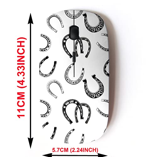 2.4G Wireless Mouse with Cute Pattern Design for All – Side View