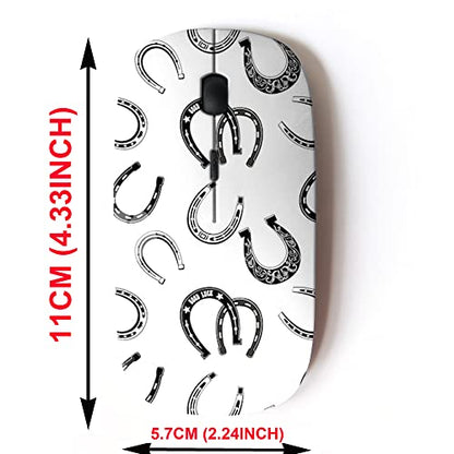 2.4G Wireless Mouse with Cute Pattern Design for All – Side View
