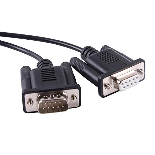 DB9 Male to Female Cable: APC UPS 940-0024C – Side View