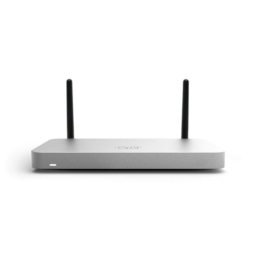 Cisco Meraki MX64W Cloud Managed Security Appliance, 2.4GHz and 5GHz Frequency, Layer 7, 802.11ac Wireless, Licensing Required and Sold Separately