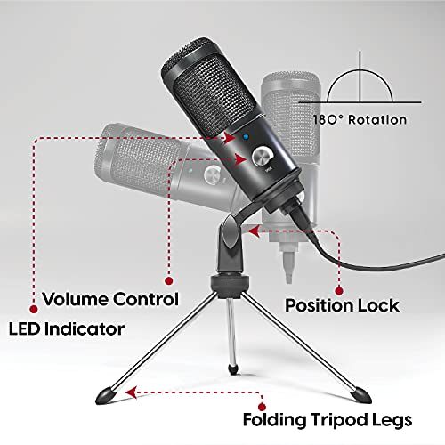 Microphone Talkworks: TalkWorks USB Microphone With Tripod – Close-up Detail