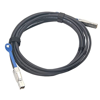 SAS SFF: H!Fiber.com 12G External Mini SAS HD SFF-8644 to – Close-up Detail