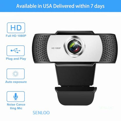 Camera Senloo: SENLOO 1080P HD Webcam – Side View