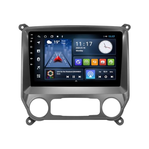 2+32G Android 12 Double Din Car Stereo for Chevrolet – Front View