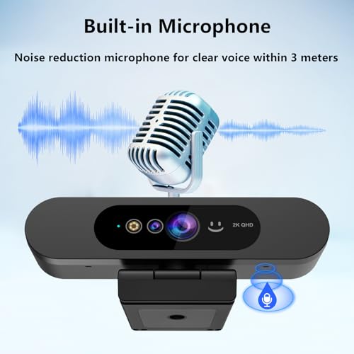 Webcam Moertek: MOERTEK 2K QHD Webcam with Windows Hello – In Use