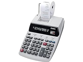 Canon P170DH Two-Color Roller Printing Calculator, Black/Red Print