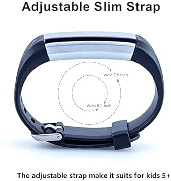 BIGGERFIVE Kids Fitness Tracker Watch for Girls Boys, Waterproof Slim Activity Tracker with Pedometer, Calorie Counter, Sleep Monitor, Silent Alarm Clock