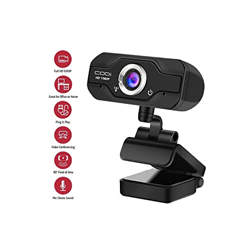 Codi Aquila: CODi A05024 HD 1080P Fixed Focus Webcam – Side View
