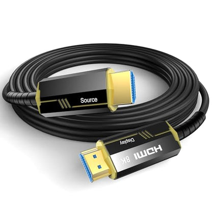 Male DGHUMEN 8K Fiber Optic HDMI Cables – Front View