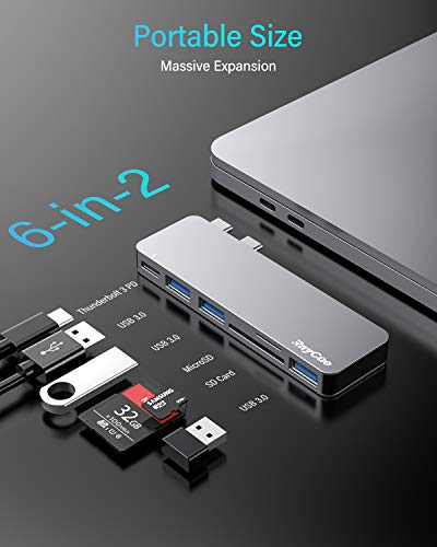 MacBook RayCue: 6-in-1 USB-C Hub for MacBook Pro and Air M1 – Side View