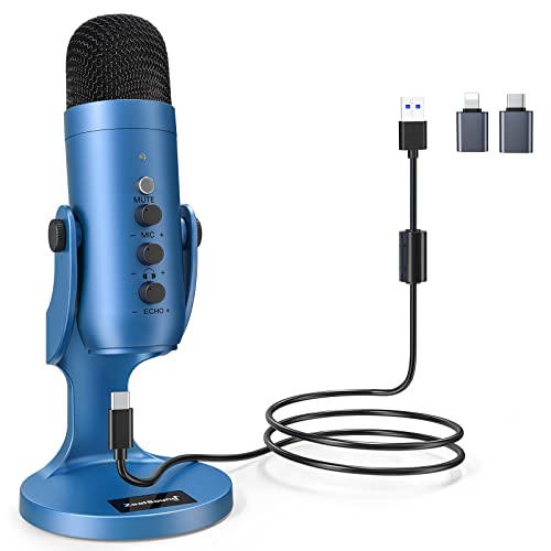 Microphone ZealSound: ZealSound USB Condenser Gaming Mic – Front View