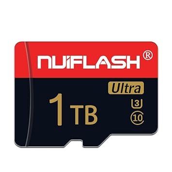 1TB Micro SD Card 1TB Memory Card High Speed Micro SD Memory Cards 1TB Class 10 Flash Memory Card for Smart-Phones,PC,Camera SD Card Adapter