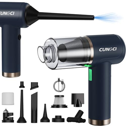 Vacuum Car: CungCi Car Vacuum Handheld 18000Pa 5-in-1 – Front View