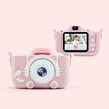 Kikapabi Kids Camera Toys Selfie Digital Camera for Kids Age 3-10 Toddlers Camera Toys for Girls Christmas Birthday Gifts for Girls Age 3 4 5 6 7 8 (Pink)