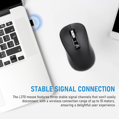 Mouse Bluetooth: Advanced Wireless Mouse with 2 Bluetooth – Close-up Detail