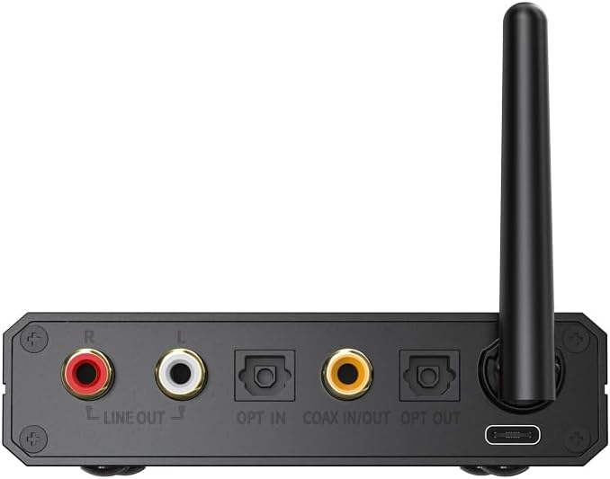 FiiO BR13 HiFi Bluetooth 5.1 Music Receiver Long Range – Side View