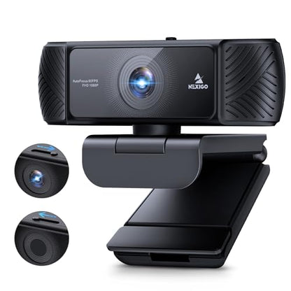 NexiGo 1080p: NexiGo N680P Pro 60FPS Webcam with Software – Front View