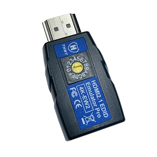 EDID THWT: THWT HDMI 2.1 4K EDID Emulator PRO Model 4K-EW2 – Front View