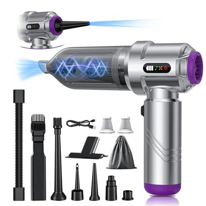 Kimdog Handheld Car Vacuum: Portable Cordless 18000PA – Front View