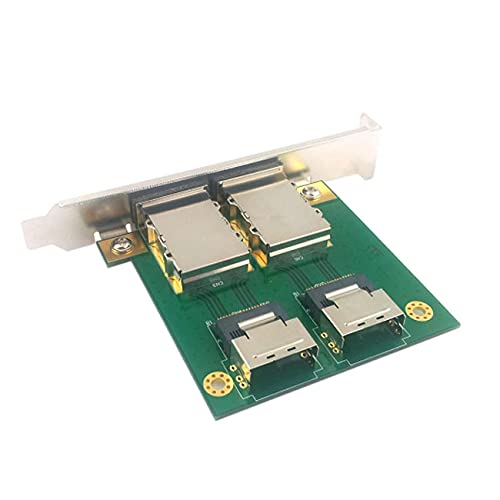 SAS SFF-8088: NFHK Dual Ports Mini SAS SFF-8088 to SAS – Side View