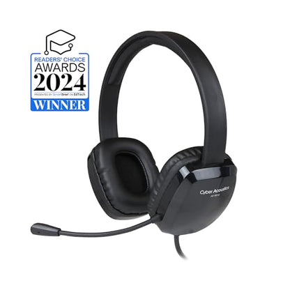 Cyber Acoustics Stereo USB Headset AC-6012 – Side View