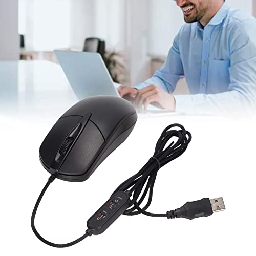 Heated Mouse: ASHATA Wired Heated Mouse Constant – Side View