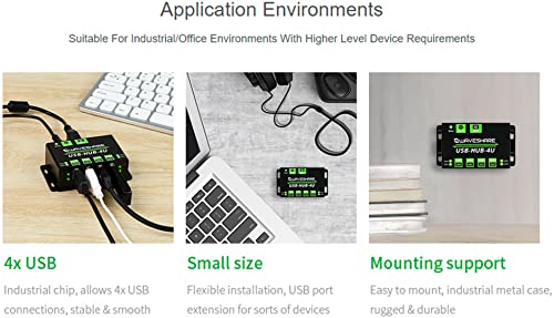 Industrial Grade USB Hub: Extend 4X USB 2.0 Ports – Packaging