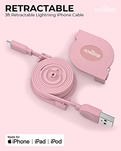 Cable Lightning: LIQUIPEL Powertek Retractable MFi – Side View