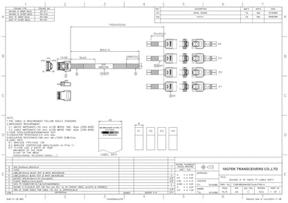 Host Raid: 10Gtek SlimSAS 4i to 4xSATA Cable SFF-8654 – In Use