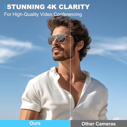QILOVE 4K Webcam: QILOVE USB Camera with HDR – Close-up Detail