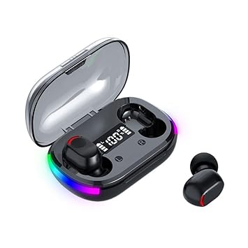 BD&M Wireless Earbuds, Bluetooth Gaming Earbuds Wireless Headphones, TWS Earphones in-Ear Wireless Ear Buds, for Gaming, Workout, Sports, Work, Running, Gym