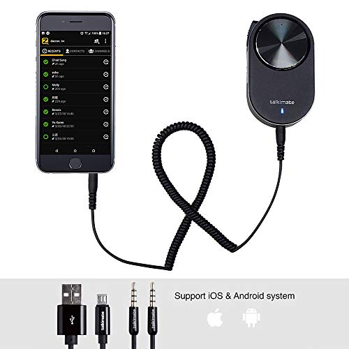 Talkimate Premium: Wired Push-to-Talk Microphone with – Side View