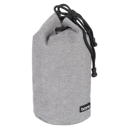 PATIKIL Soft Drawstring Lens Case – Front View