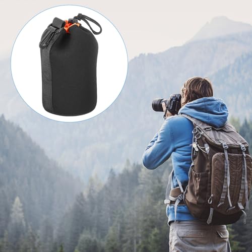 PATIKIL Camera Lens Bag: 2 Pcs 3.7" ID x 7.1" H Drawstring – Feature Highlight